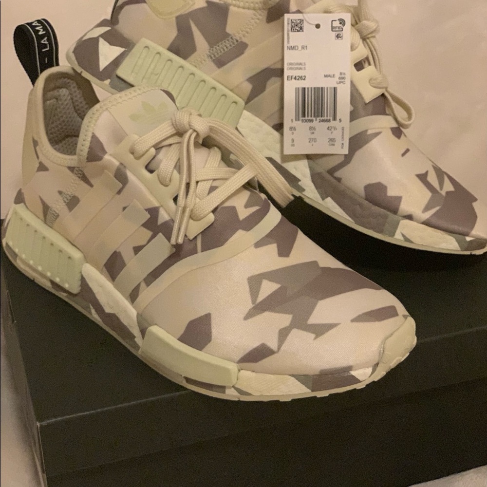 adidas NMD_R1 "Sand/Core Black/Off White" Men Shoe